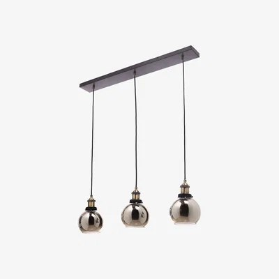 BHS.com Carter Industrial Style Diner Pendant Bar, Bronze