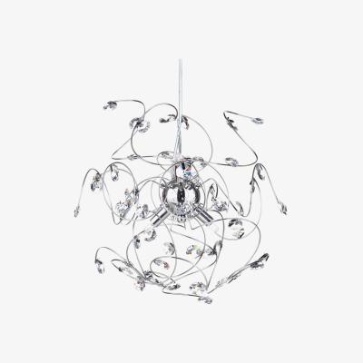 BHS.com Othello Pendant with Clear Glass, Chrome