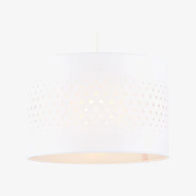 BHS.com 30cm Laser Cut Easyfit Shade, White