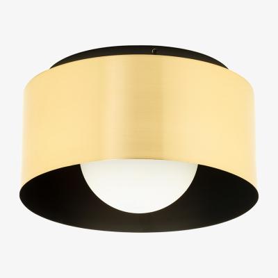 BHS.com Aulum Flush Ceiling Light, Antique Brass