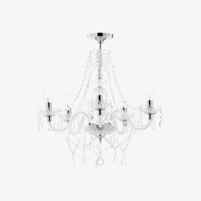 BHS.com Charlotte Semi Flush Ceiling Light, Chrome