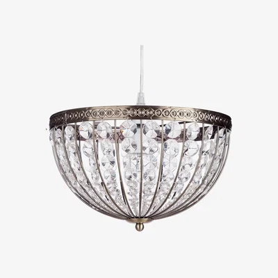 BHS.com Fern Easyfit Lampshade, Antique Brass
