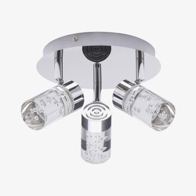 BHS.com Stellar Bubble LED Bathroom Spotlight Plate, Chrome