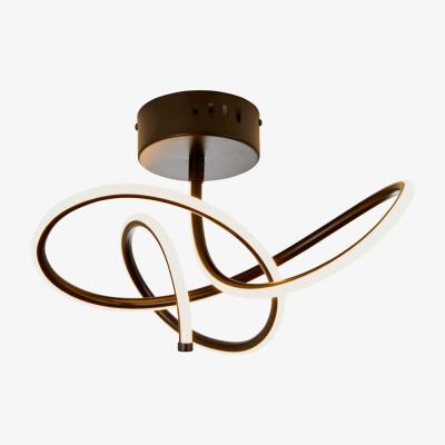 BHS.com Glow Whirly Ceiling Light, Matte Black