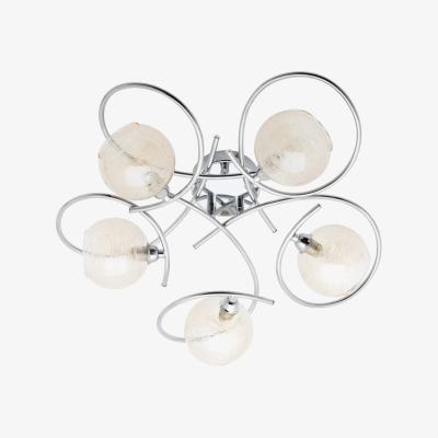 BHS.com Mason Scribble 5 Light Flush, Chrome