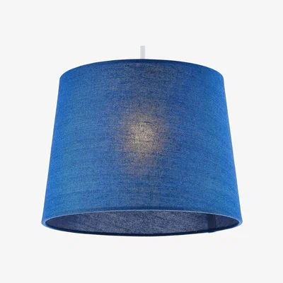 BHS.com Mira 30cm Linen Easyfit Shade, Navy