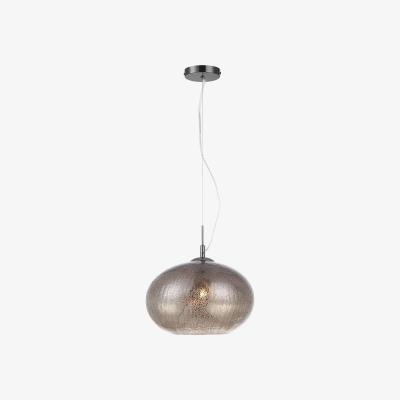 BHS.com Isla Crackle Ball Pendant, Smoke