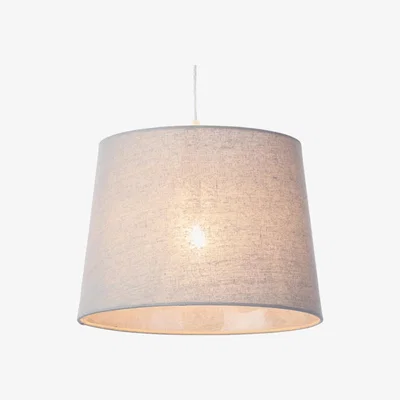 BHS.com Lang Small Linen Easyfit Shade, Grey