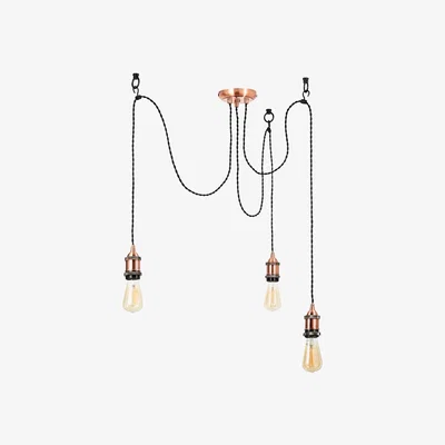 BHS.com Laura 3 Light Ceiling Pendant, Antique Copper