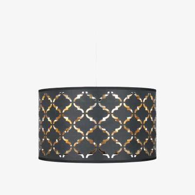 BHS.com Bizet Laser Cut Out Easyfit Lampshade, Black