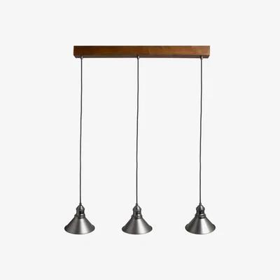 BHS.com Lewis Diner Ceiling Pendant Bar, Pewter