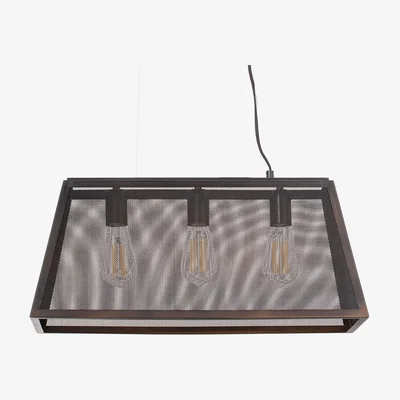 BHS.com Mesh 3 Light Diner Pendant Bar, Antique Bronze