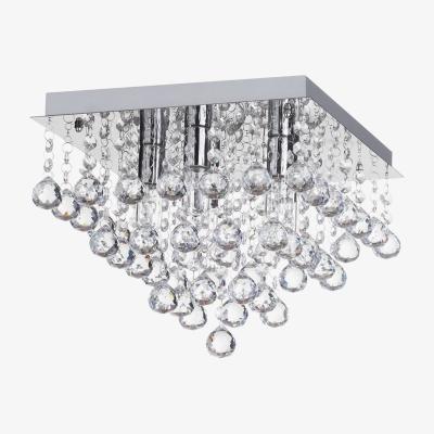 BHS.com Tampa Large Bathroom Flush Ceiling Light, Chrome