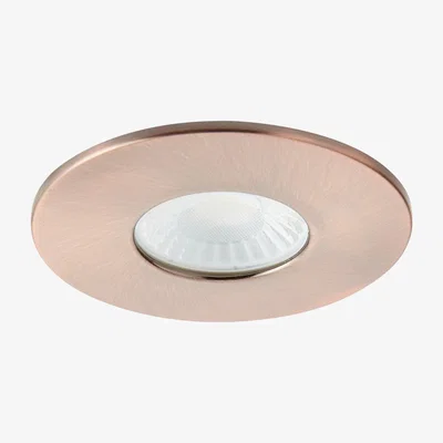 BHS.com Nate Fixed Fire Rated LED IP65 Downlight, Antique Copper
