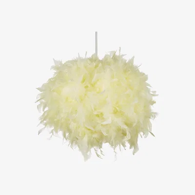 BHS.com Glow Feather Easy Fit Shade, Yellow