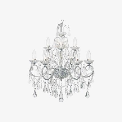 BHS.com Daphne 9 Light Bathroom Ceiling Pendant, Chrome