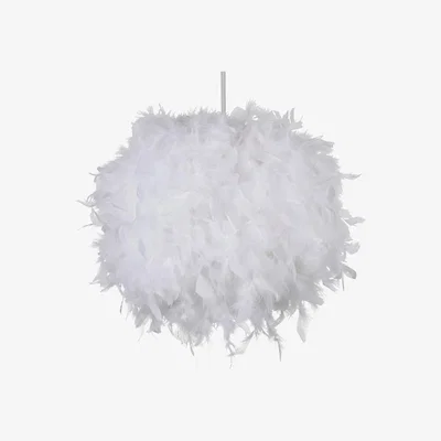 BHS.com Glow Feather Easy Fit Shade, White