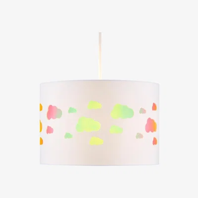 BHS.com Glow Iridescent Cloud Easy Fit Shade, White