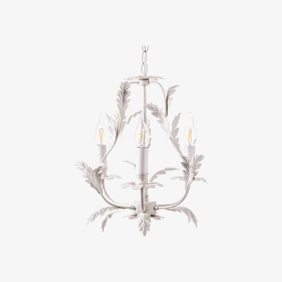 BHS.com Flo 3 Light Chandelier, Satin Ivory
