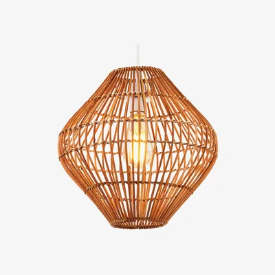 BHS.com Bamboo Bobbin Easyfit Shade, Natural