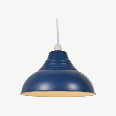 BHS.com Glow Dome Easy Fit Ceiling Light Shade, Blue