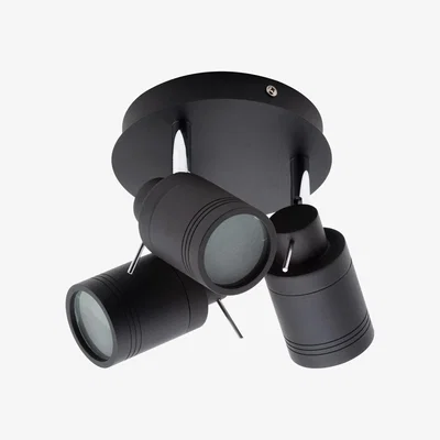 BHS.com Hector Bathroom Ceiling Spotlight Plate, Matte Black