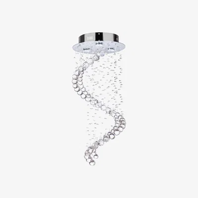 BHS.com Abyss Flush Ceiling Light, Chrome