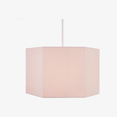 BHS.com Glow Hexagon Ceiling Light Shade, Pink