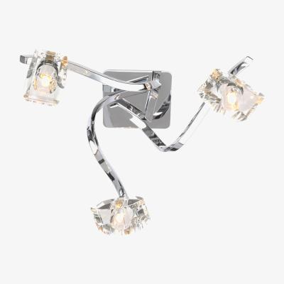 BHS.com Bella 3 Light Flush Ceiling Light, Chrome