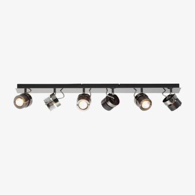 BHS.com Lucas Ceiling Spotlight Bar, Black Chrome