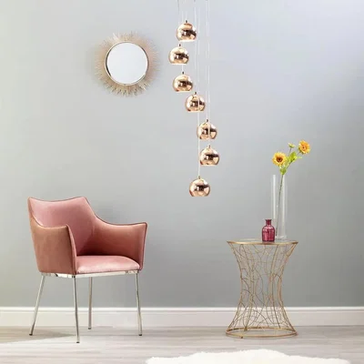 BHS.com Benson Cluster Ceiling Pendant, Polished Copper