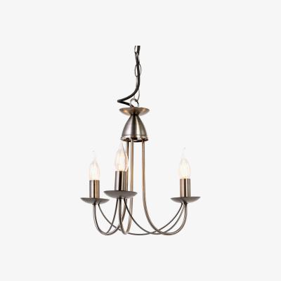 BHS.com Marilyn 3 Light Chandelier, Pewter
