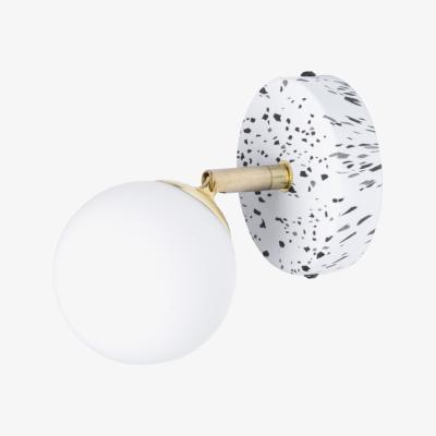 BHS.com Lott Terrazzo Opal Ball Spotlight, Satin Brass