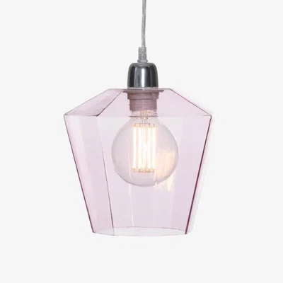 BHS.com Rose Glass Easyfit Shade, Pink