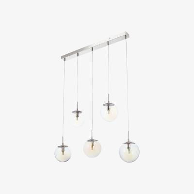 BHS.com Petro Iridescent 5 Light Diner Pendant Bar, Chrome