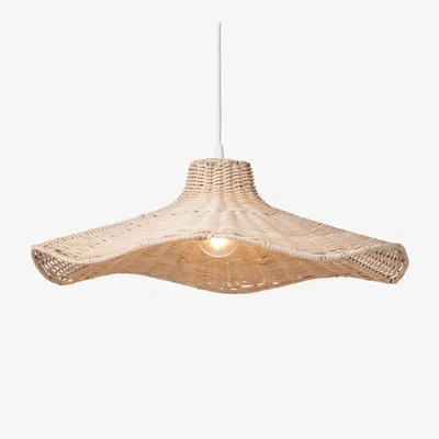 BHS.com Percy Wavy Rattan Easyfit Shade, Natural