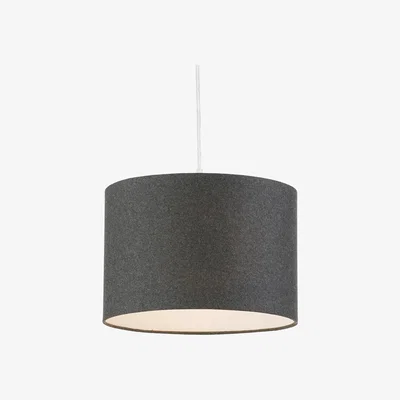 BHS.com Woven Wool Easyfit Lampshade, Grey
