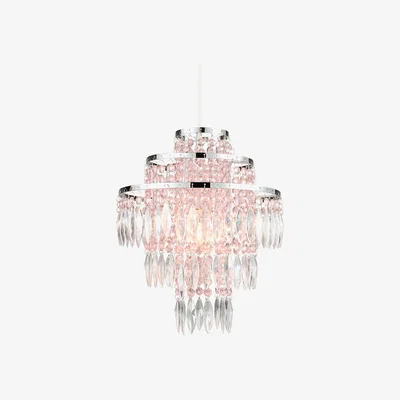 BHS.com Glow Jewelled Easy Fit Shade, Pink