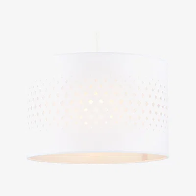 BHS.com 30cm Laser Cut Easyfit Shade, White