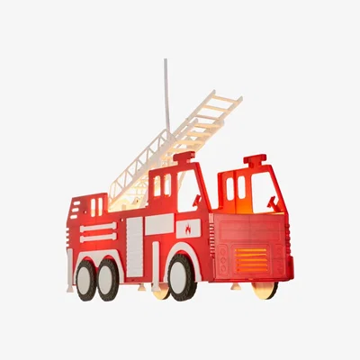 BHS.com Glow Fire Engine Ceiling Pendant Light, Red