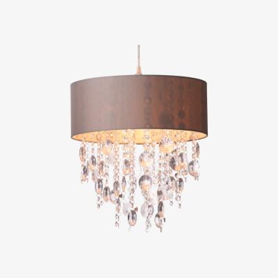 BHS.com Millie Crystal Effect Droplet Easy Fit Shade, Grey