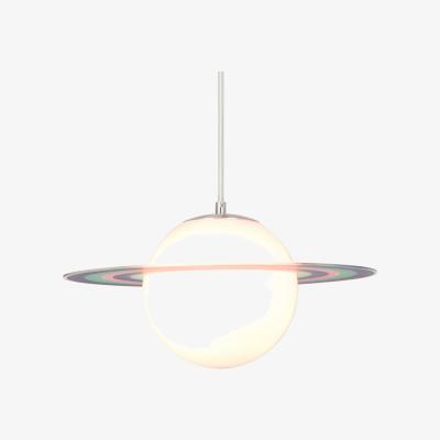 BHS.com Glow Saturn Ceiling Pendant Light, Blue