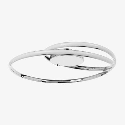 BHS.com Renzo Colour Changing LED Flush Ceiling Light, Chrome