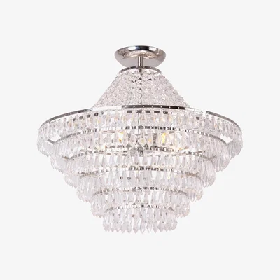 BHS.com Ivy Flush Ceiling Light, Chrome