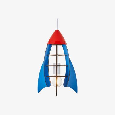 BHS.com Glow Rocket Ceiling Pendant Light, Blue