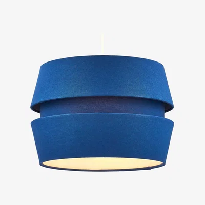 BHS.com Three Layer Linen Easyfit Shade, Navy