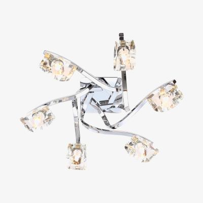 BHS.com Bella 6 Light Flush Ceiling Light, Chrome