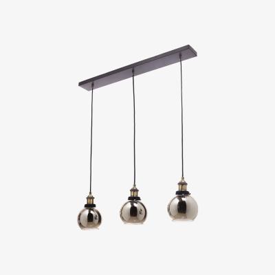 BHS.com Carter Industrial Style Diner Pendant Bar, Bronze