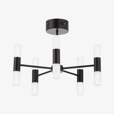 BHS.com Lois 10 Light Semi Flush Ceiling Light, Black