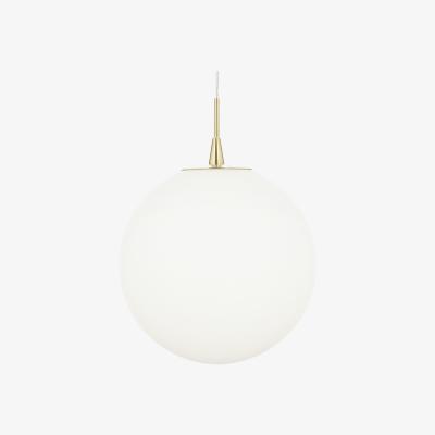 BHS.com Hol Opal Glass Sphere Ceiling Pendant, Satin Brass